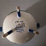 Henriot Quimper tripod bowl
