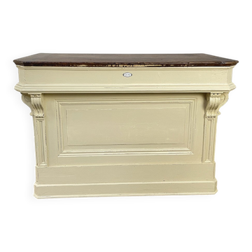 1900s solid oak counter