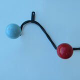 Wall-mounted coat rack, vintage