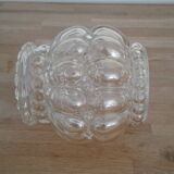 Molded glass globe