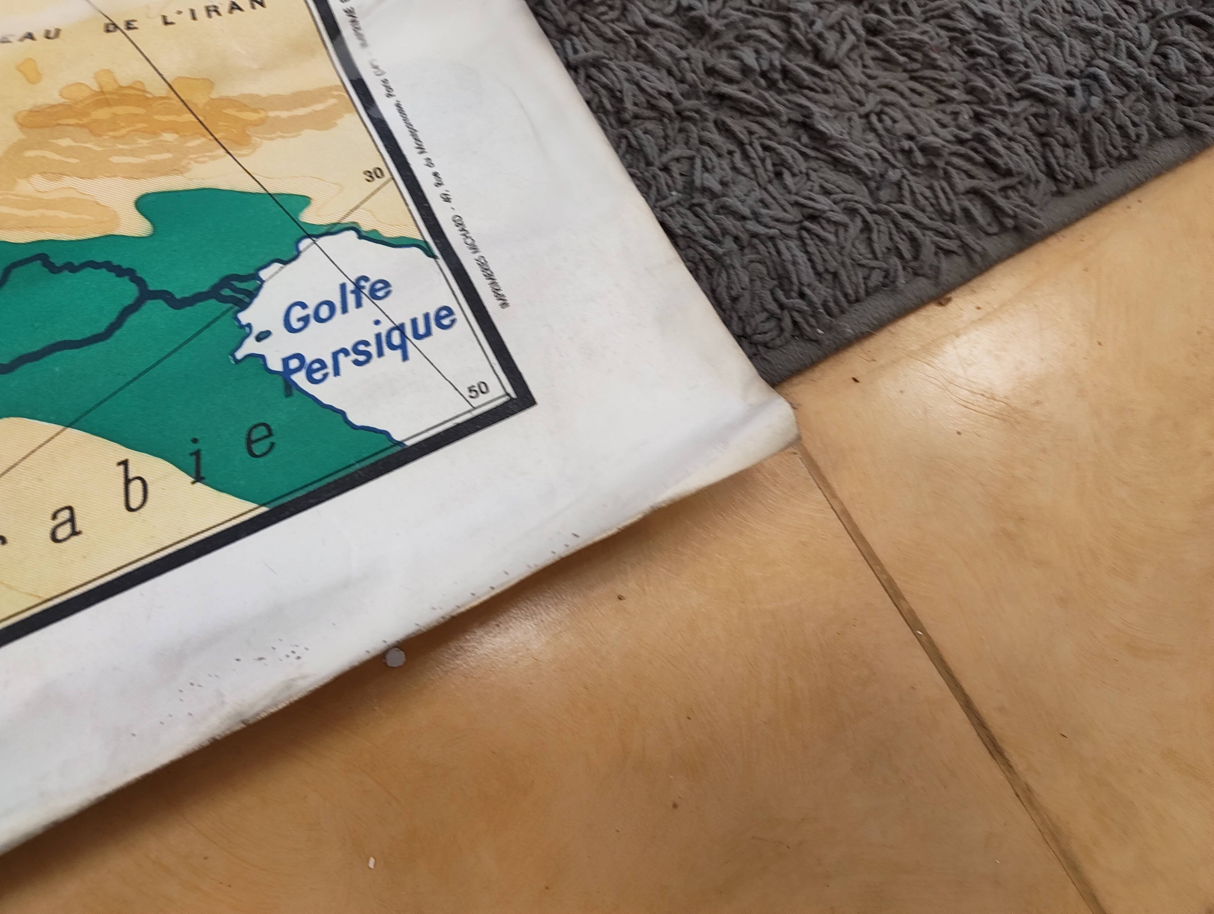 Old map Paul Kaeppelln Europe Physical
