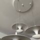 Suspension cascade design 3 white metal saucers