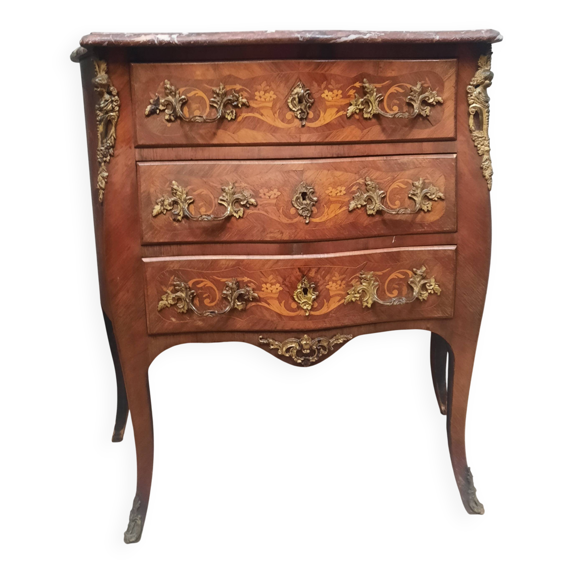 Louis XV style commode, late nineteenth century.