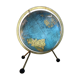 Old glass globe world map 1963