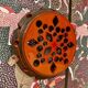 Large ceramic wall light, 1950s design.