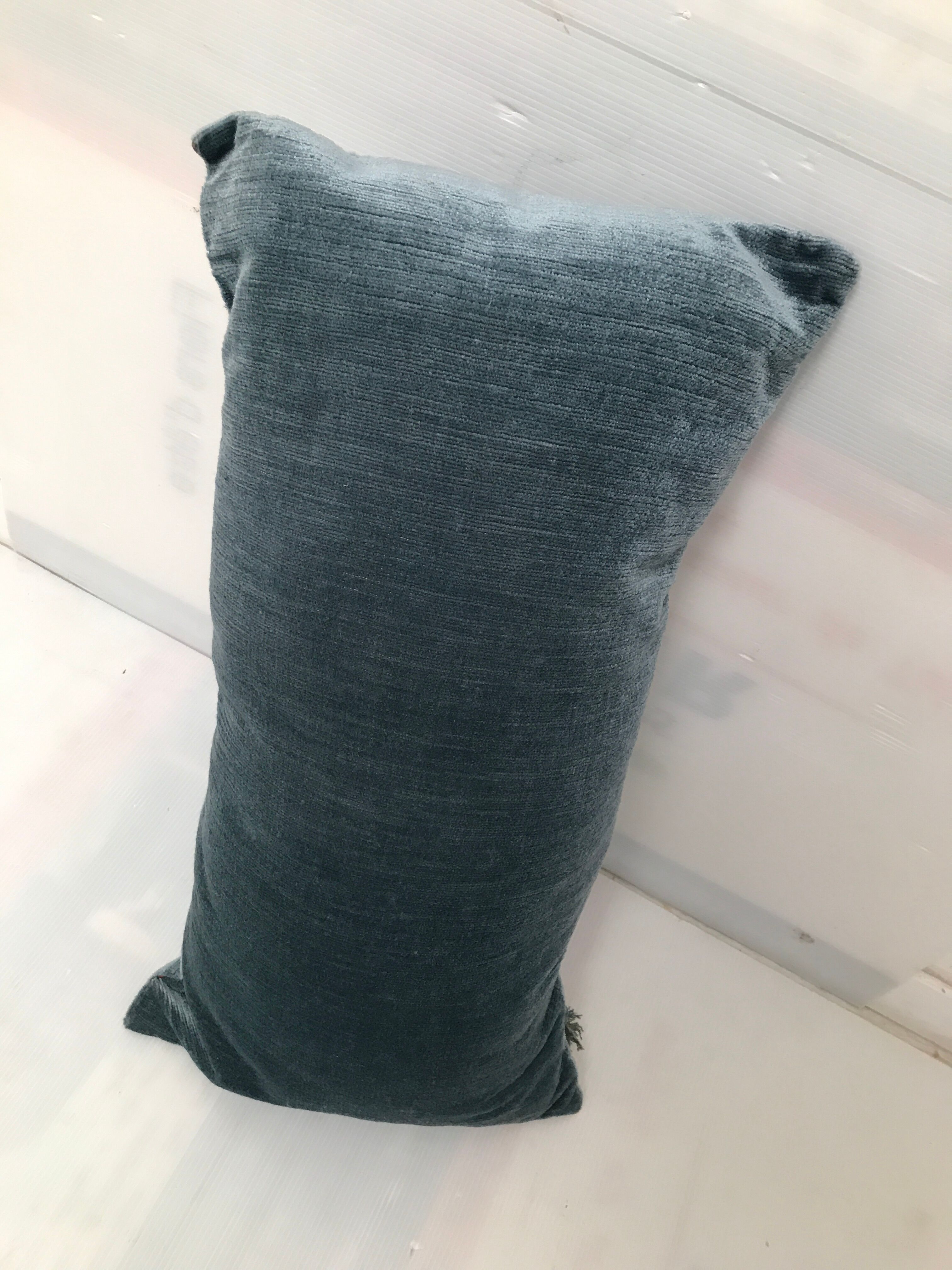 Vintage old velvet cushion