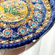 Jean-Claude Taburet plate "Atelier du Steir": raw art in colours (1960s)