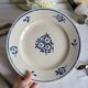 Large round earthenware dish Moulin des Loups & Hamage model Lucien