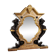 19th century lacquered and gilded Italian mirror