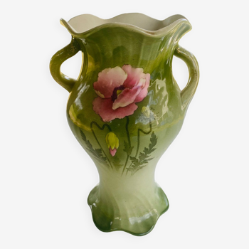 Vase  Art nouveau par Gustave de Bruyn Fives de Lille
