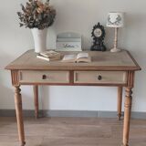 Louis Philippe style solid oak desk