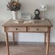Louis Philippe style solid oak desk
