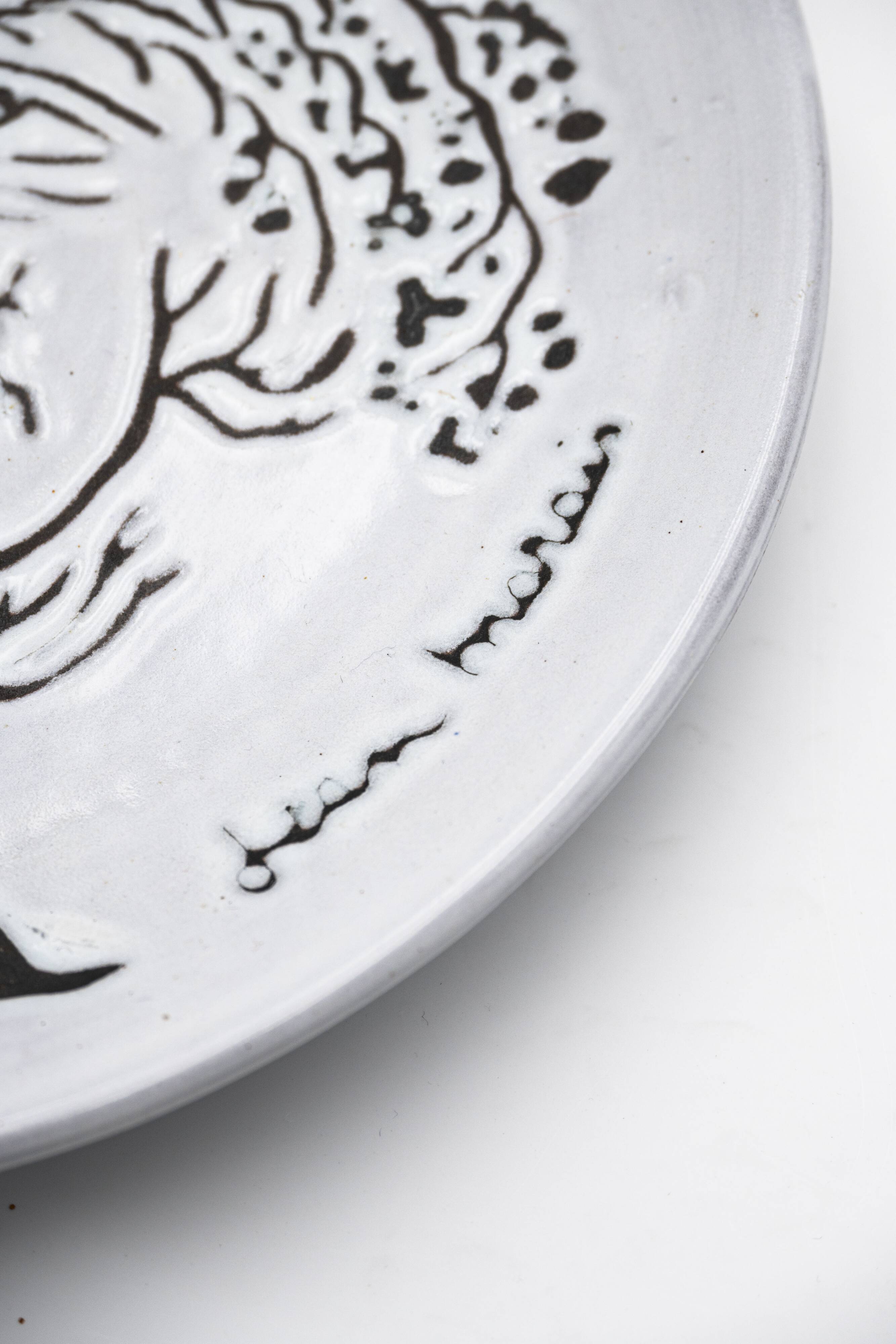 Jean Marrais ceramic plate, 1960