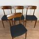 Set of 6 Scandinavian teak chairs – 1960s