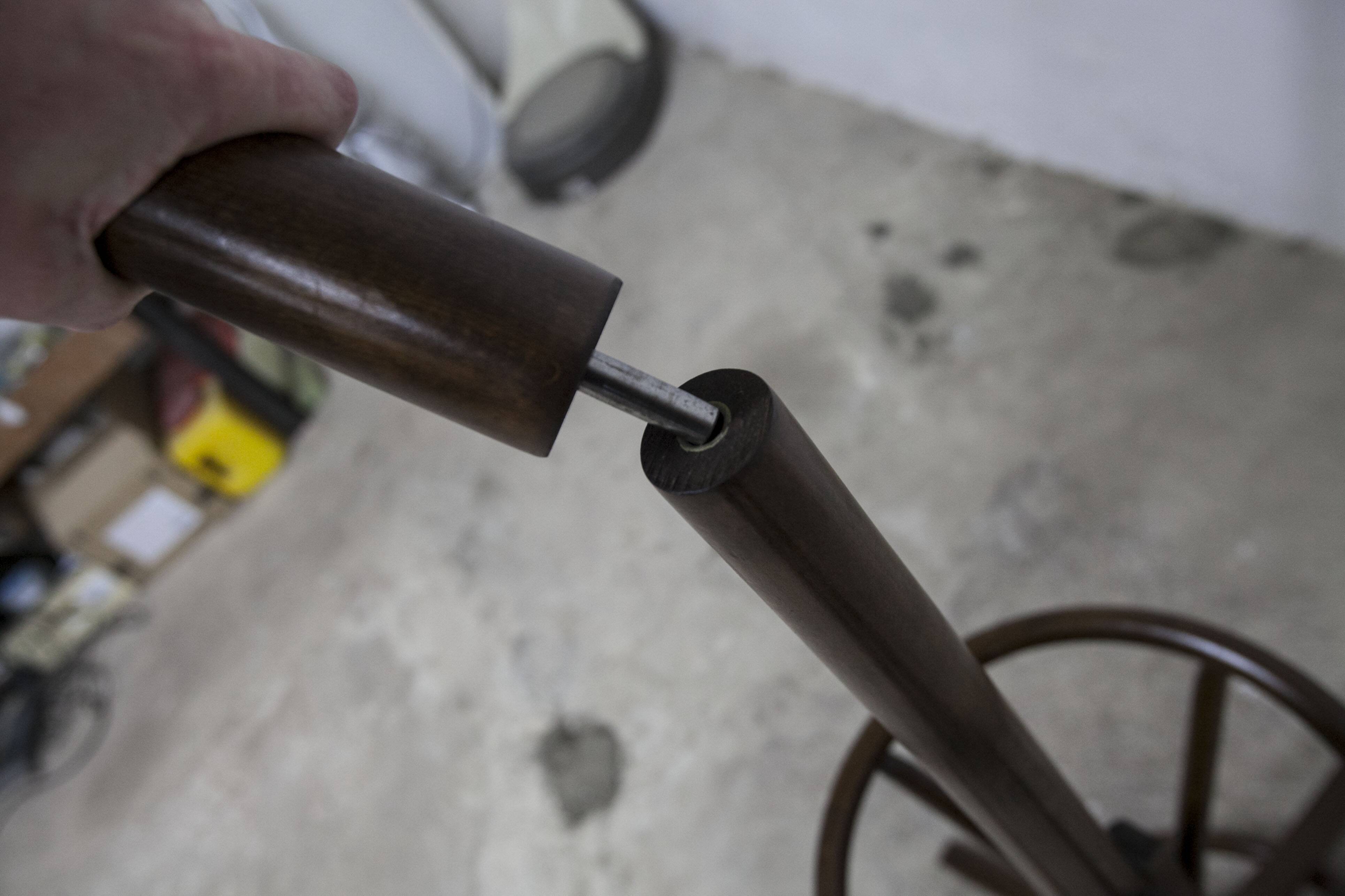 Baumann parrot coat rack 1970 dark oak