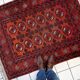 Handmade antique Afghan Baluch rug 118cm x 149cm, 1920s