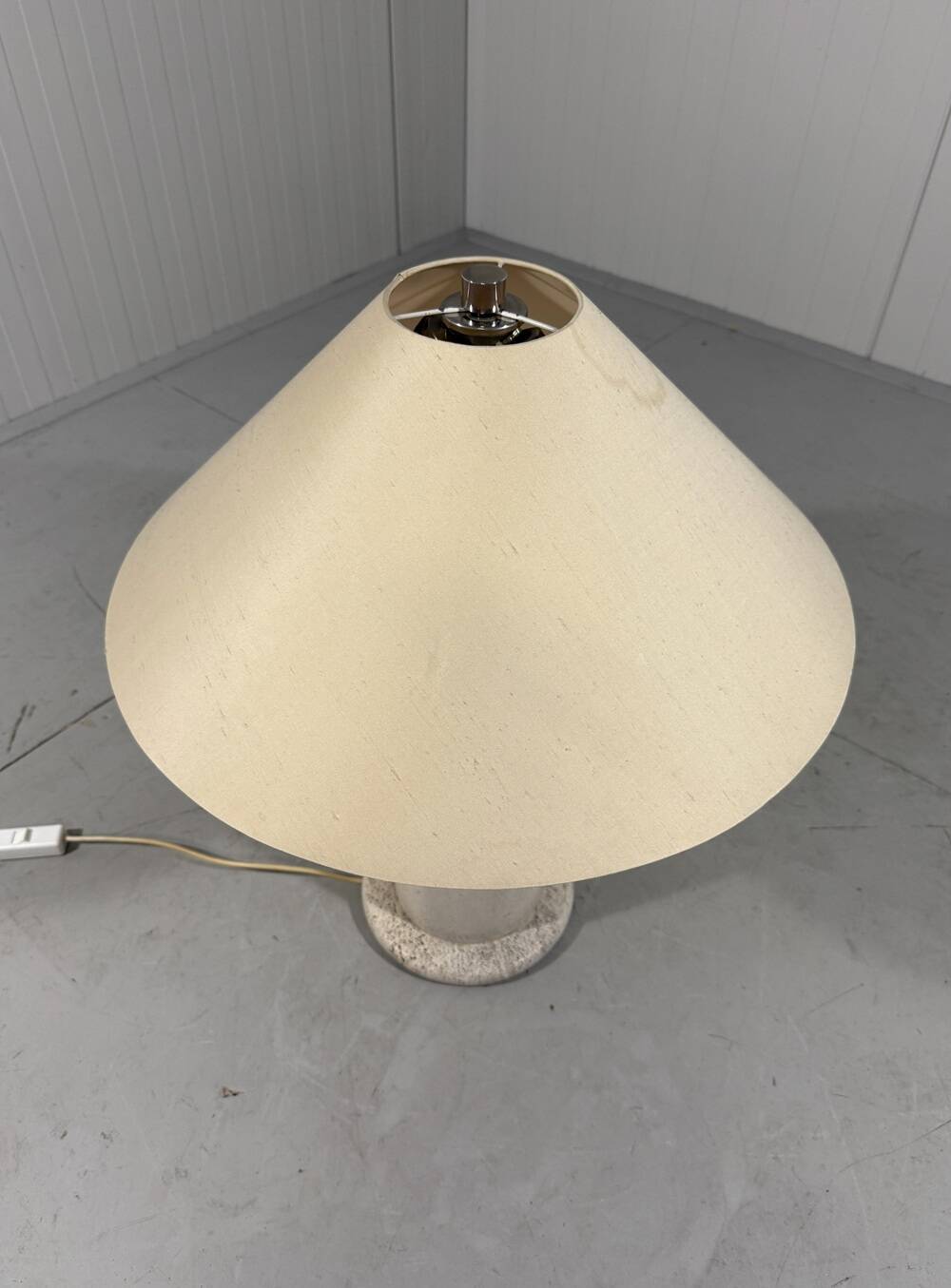 Large Italian travertine table lamp 1960’s