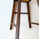High chair in varnished wood 50s