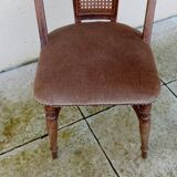 Ancienne chaise vintage ERCOL cannée