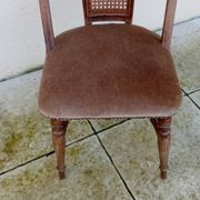 Old vintage ERCOL caned chair