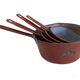 Série de 4 casseroles en tôle émaillée