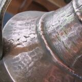 Copper and exotic bronze pitcher