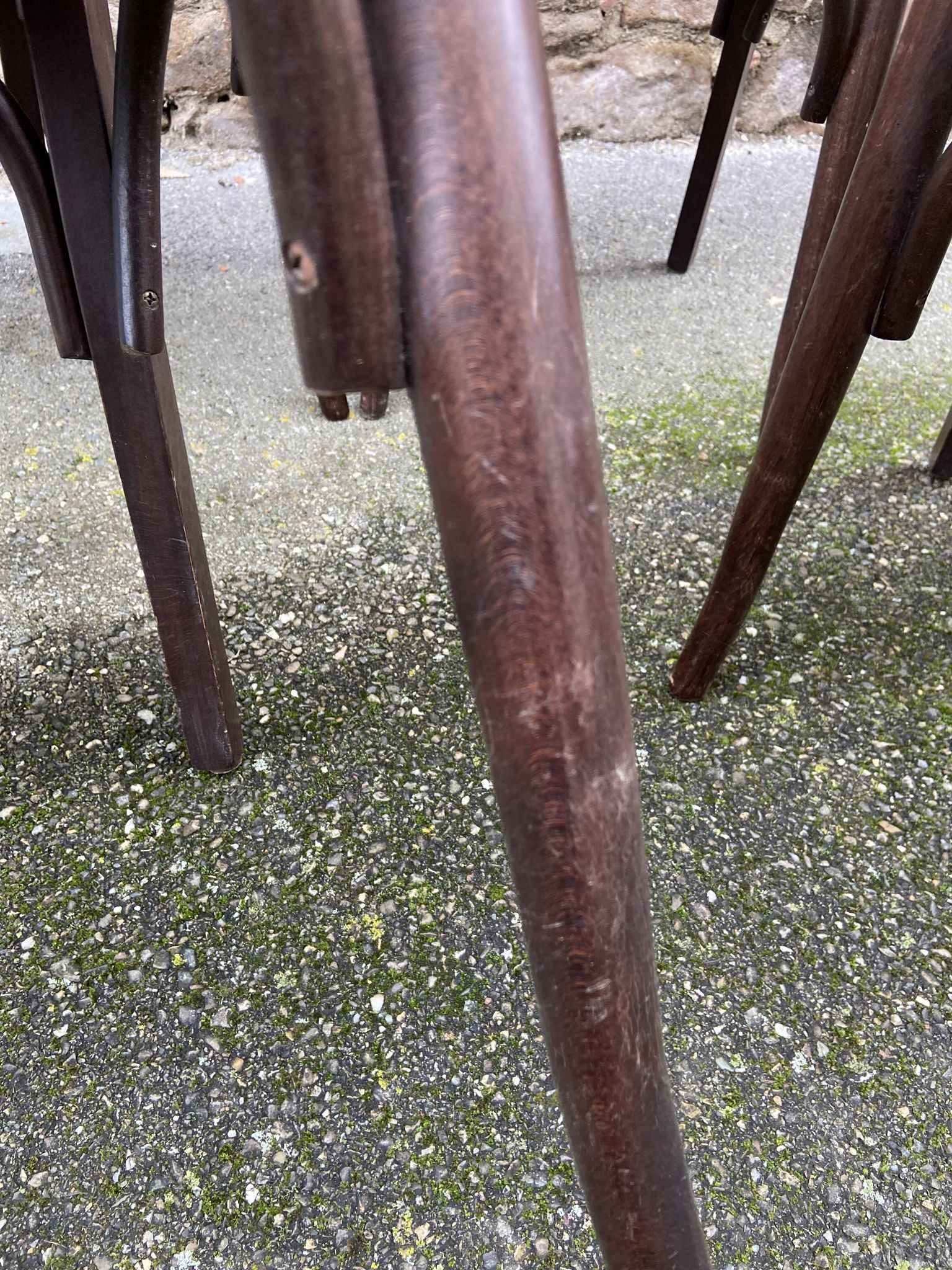 4 vintage bistro chairs