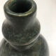 Blue ceramic vase signed AP