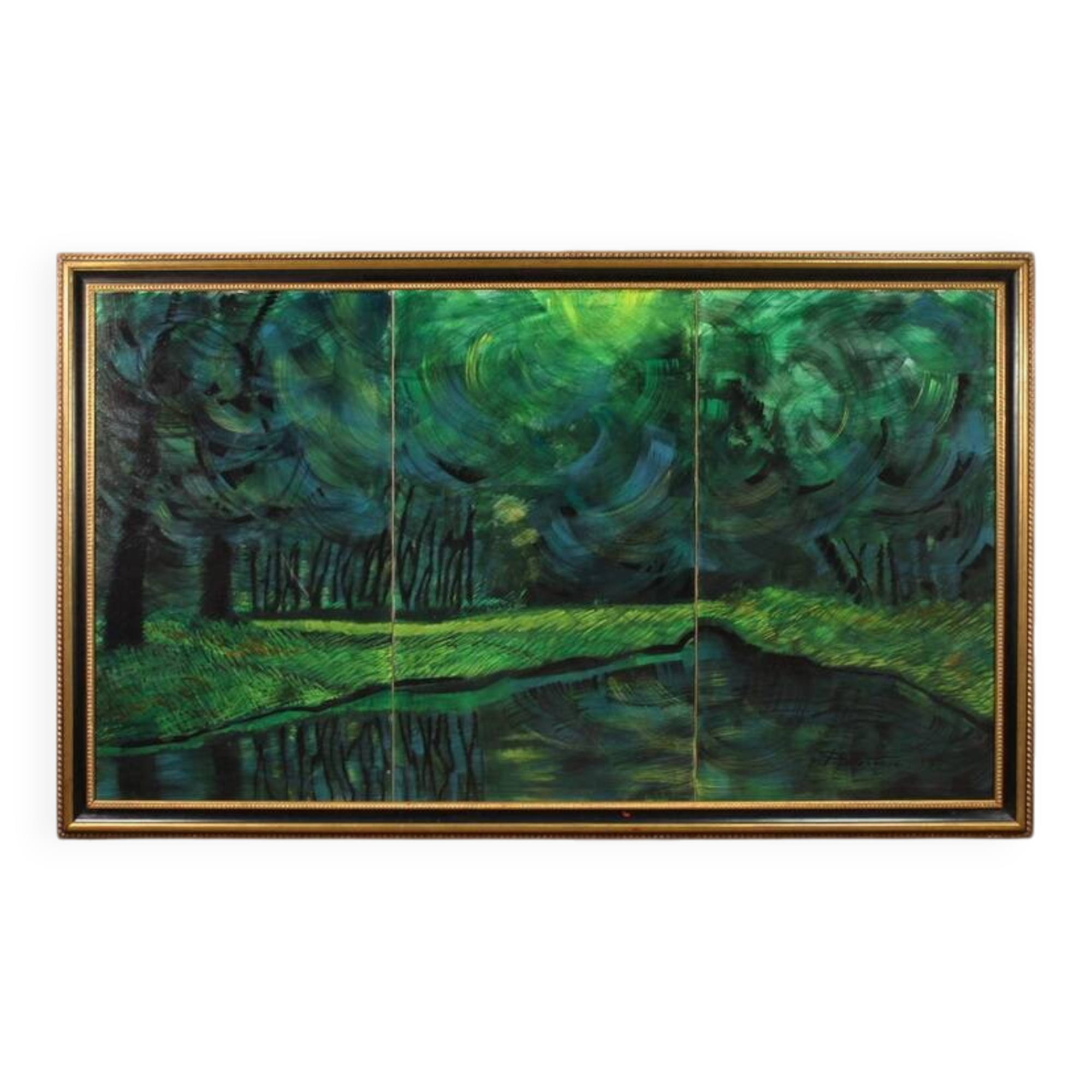 Great Italian painting dated 1993