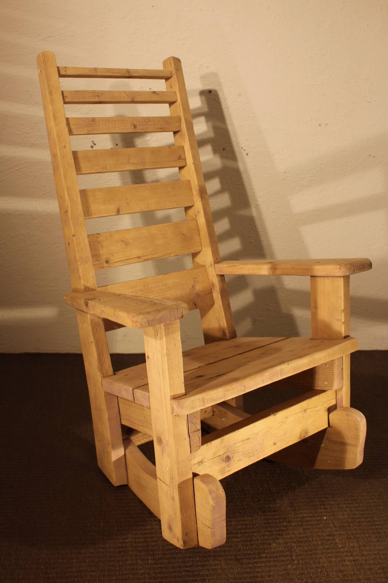 Rocking chair en sapin