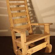 Rocking chair in fir