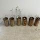 6 stoneware vases