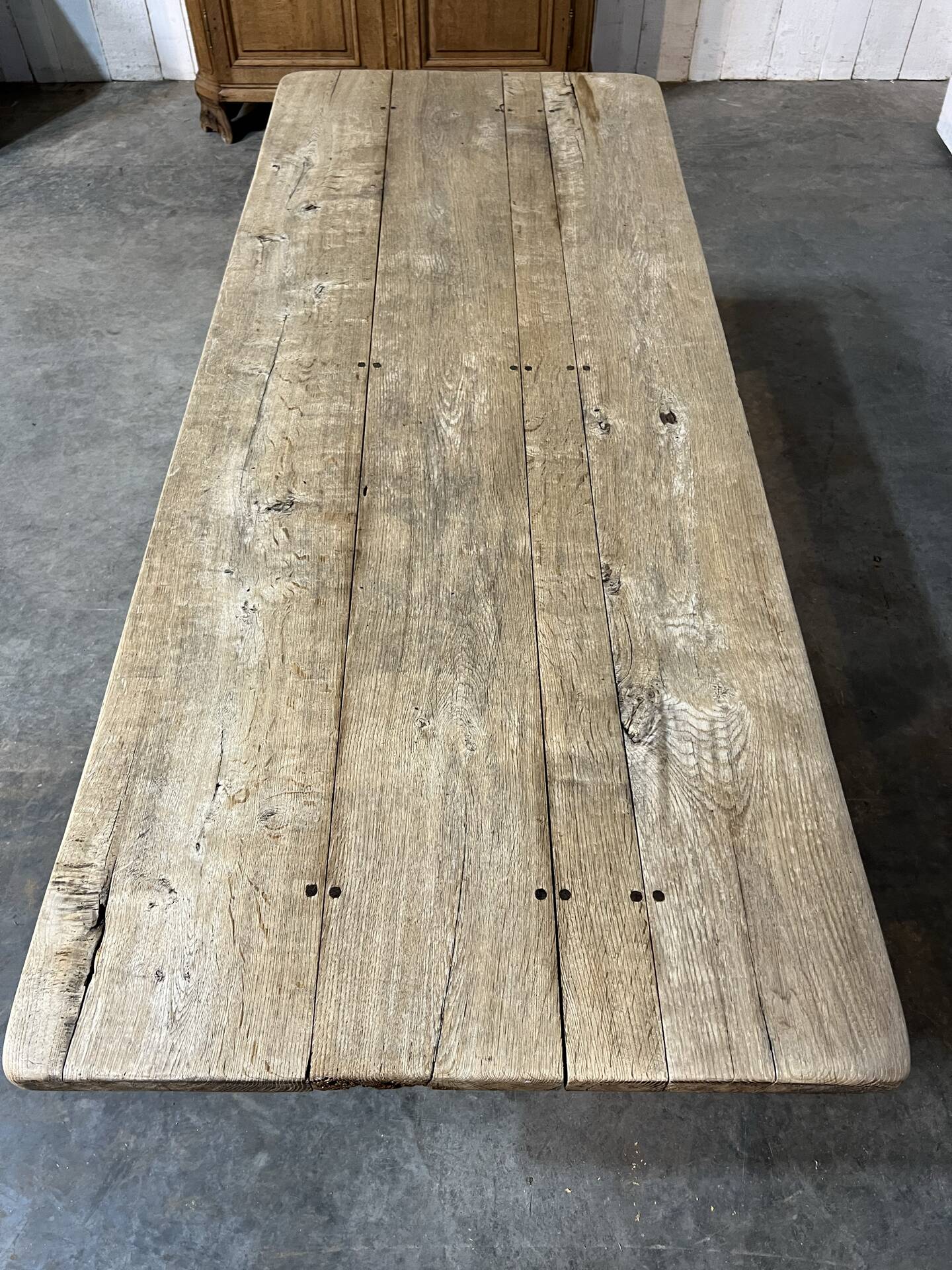 Rustic farmhouse table
