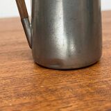 Mid-Century Pewter Carafe Vase with Teak Handle by K.M.D. Tiel Royal Holland Pewter, 1960s