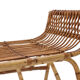 Mid century rattan benches, set of 2