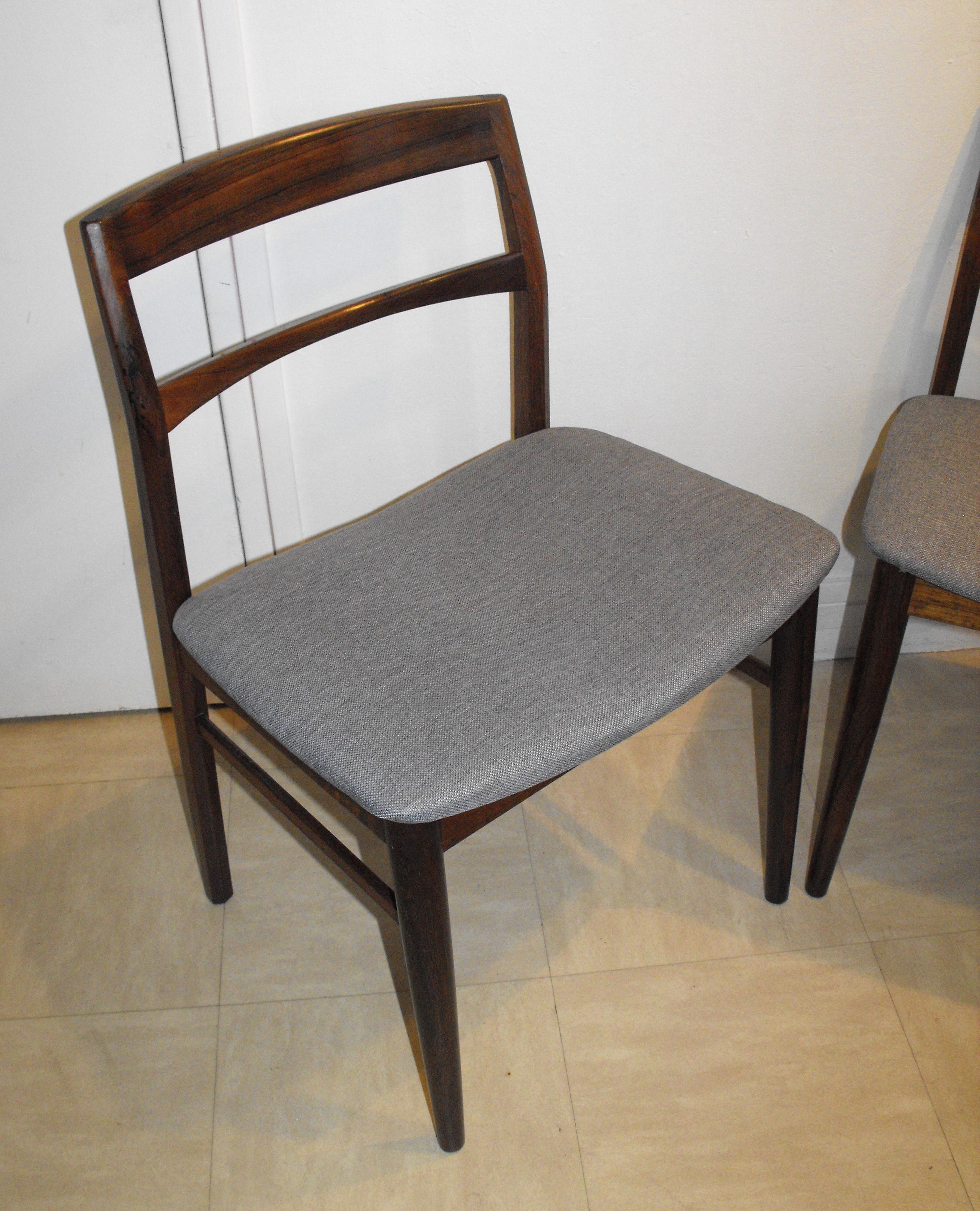 Pair of Scandinavian chairs by Henning Kjaernulf