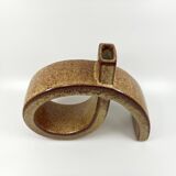 Ceramic sculpture vase • Roberto Rigon • Bertoncello • Italy • 60/70