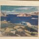 Original Swedish Oil on Panel - "Water Landscape" by Leo Janis - Signed - Vintage and Framed - 59 × 49 cm (23.2" × 19.2")