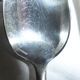 6 vintage silver plated soup spoons with hallmarks