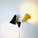 Double Cone Wall Lamp By J.J.M. Hoogervorst For Anvia Nederland, The Netherlands Early 1950S