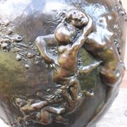 Art Nouveau Bronze Planter, by Joseph Chéret