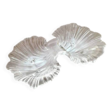 Seashell-shaped glass appetizer bowl, 1970