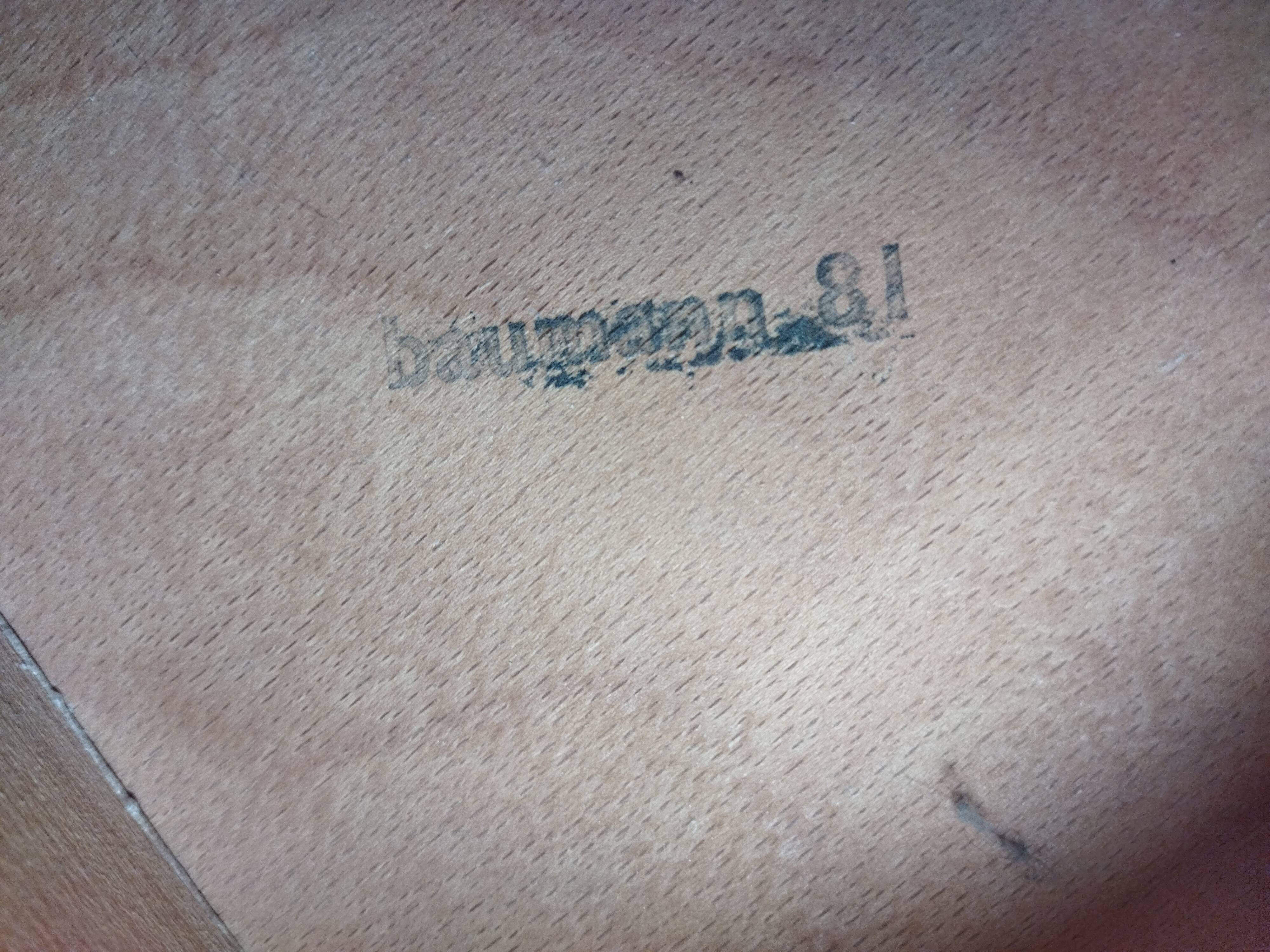 Pair of Baumann bistro chairs