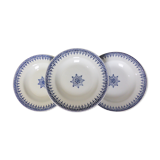 3 vintage hollow plates of St Amand primax model 211237