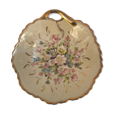 Vintage porcelain and enamel fruit bowl