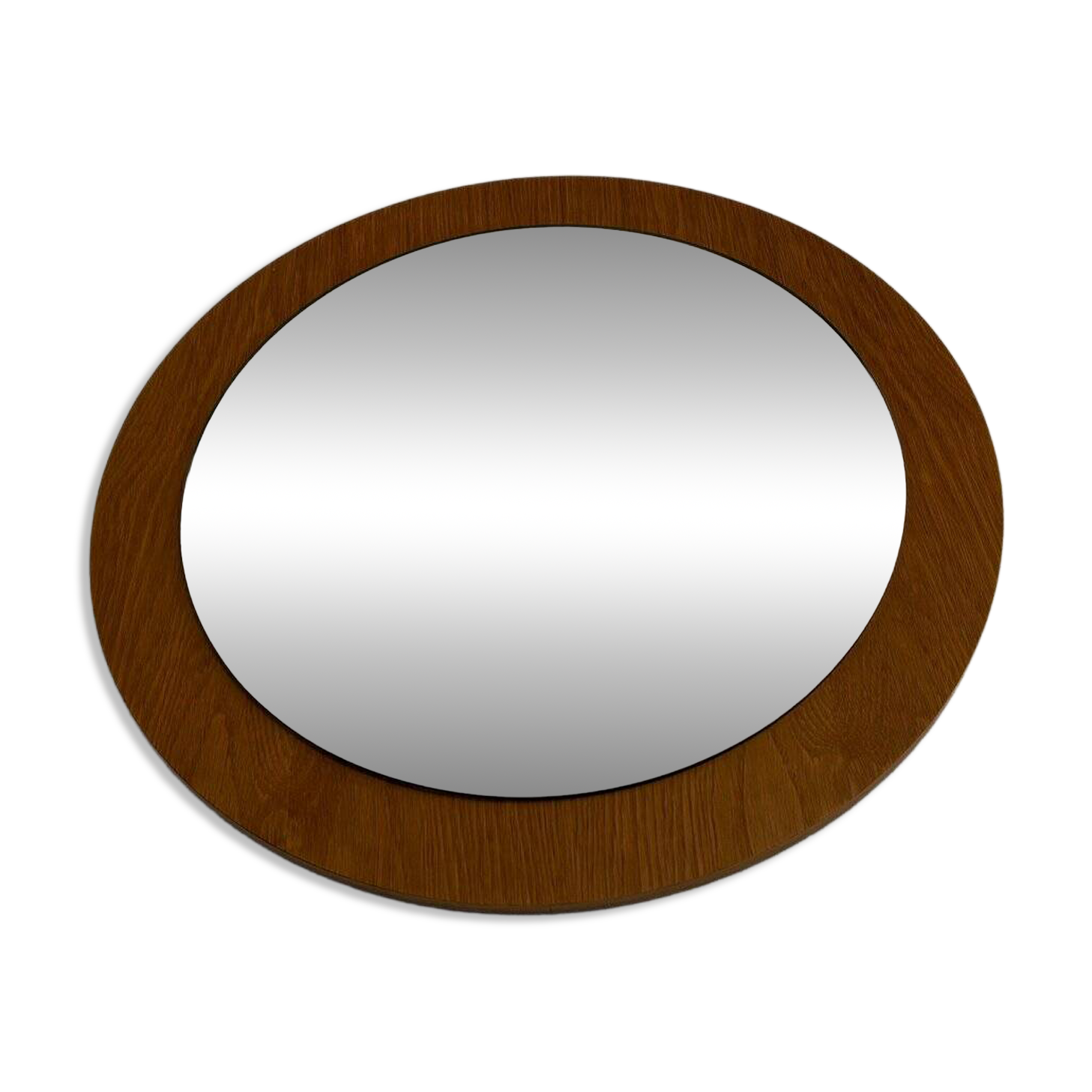 Minimalist brown mirror, 1960s