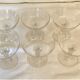 Lot of 6 cups champagne crystal baccarat model greek