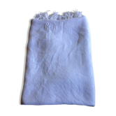 Nappe en coton damassé monogrammes et frange