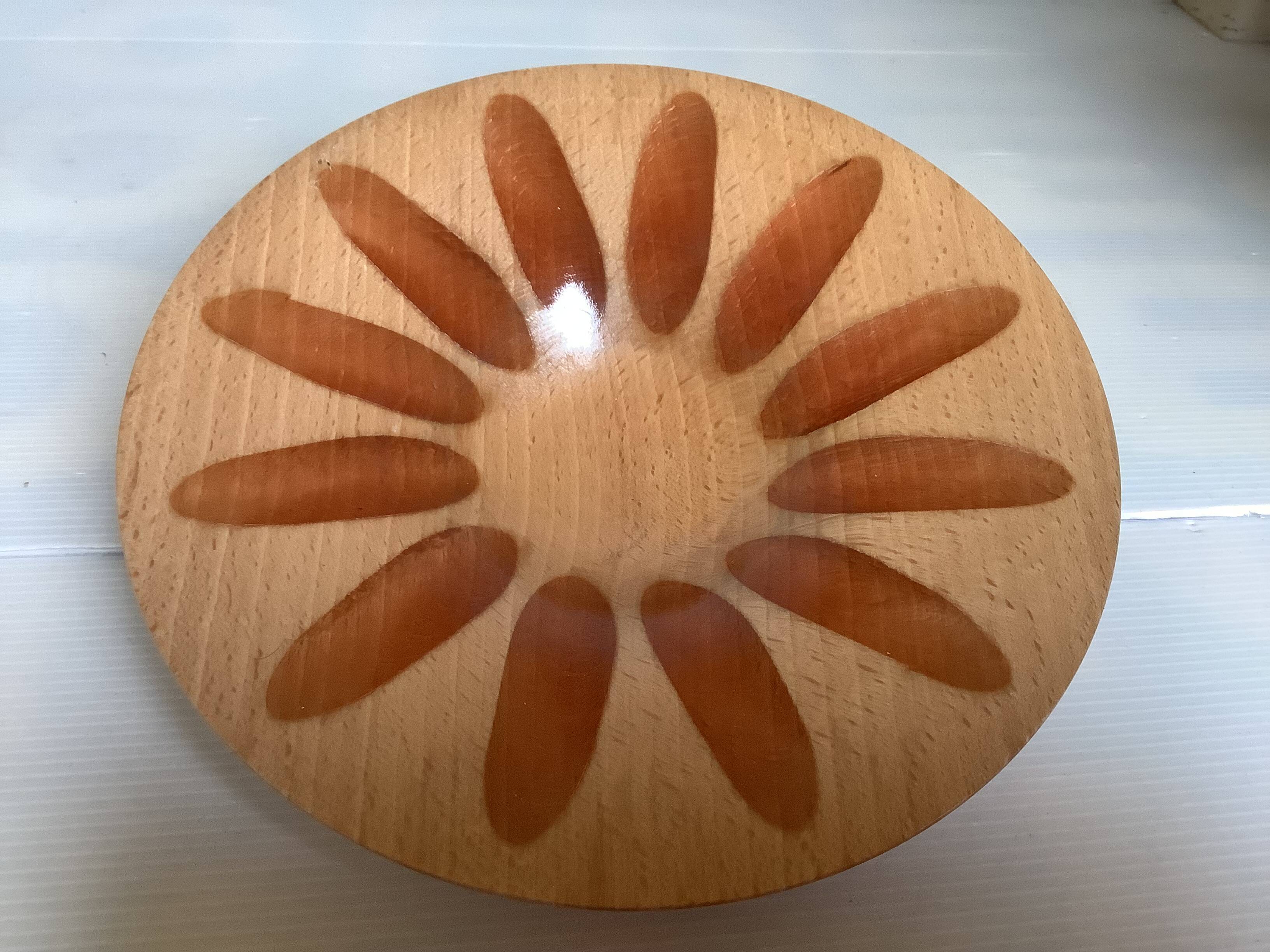 Wooden catchall Nopjes handcrafted woodturning