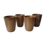 4 tasses à café grès Digoin